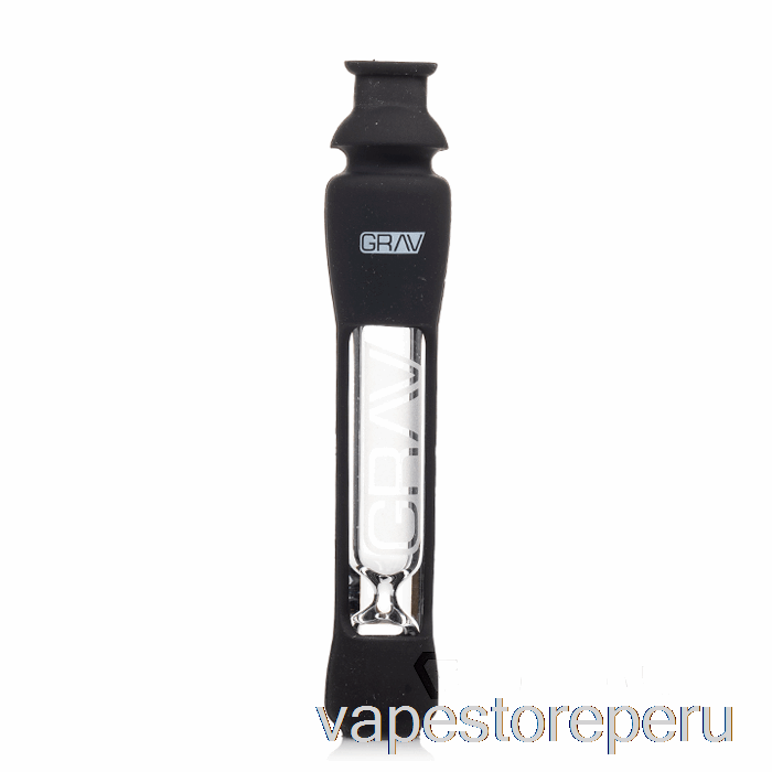 Vape Recargable Grav 12mm Catador Con Piel De Silicona Negro